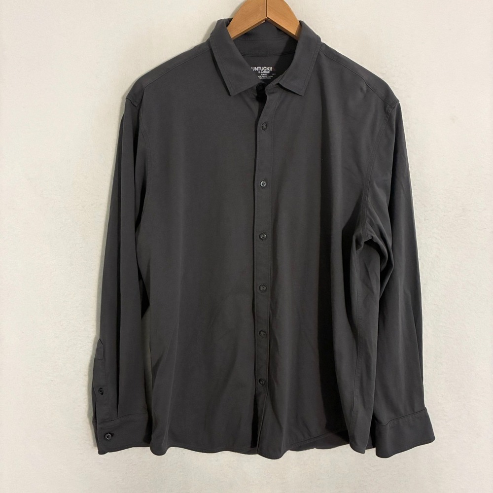 UNTUCKit Huber Slim Fit Shirt Mens XL Long Sleeve Button‎ Up Office Business